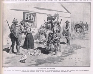 Onderhandelen voor ganzen